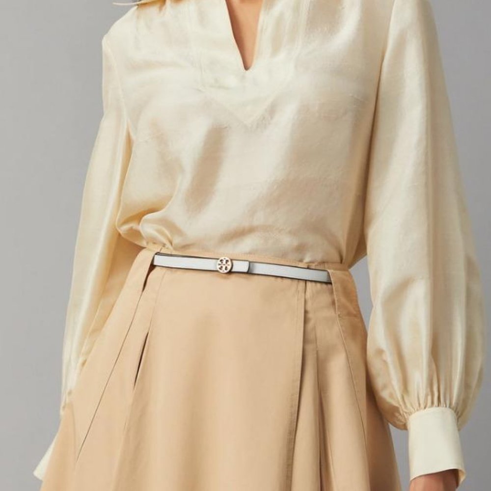Tory Burch White Belt